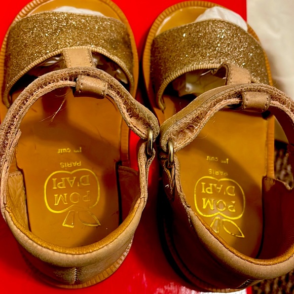 Pom D’api Toddler girl’s sandals size EU 23 - Picture 2 of 4